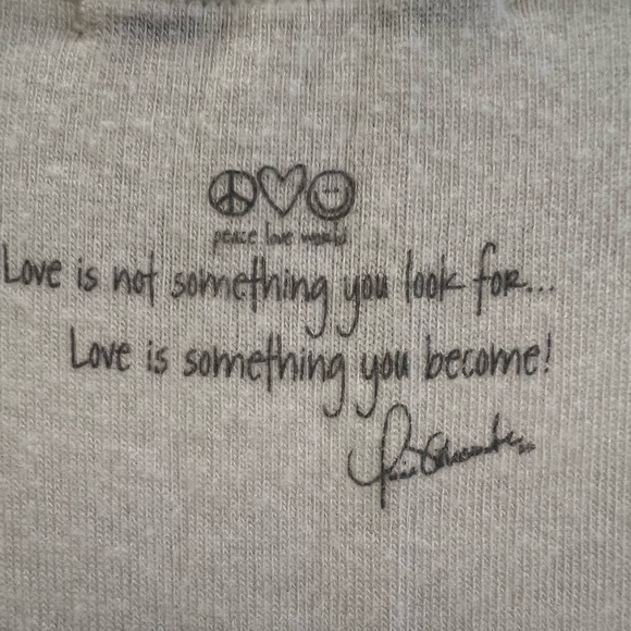 Peace Love World White Dallas Cowboys Graphic Sweatshirt Size XL - Picture 7 of 8